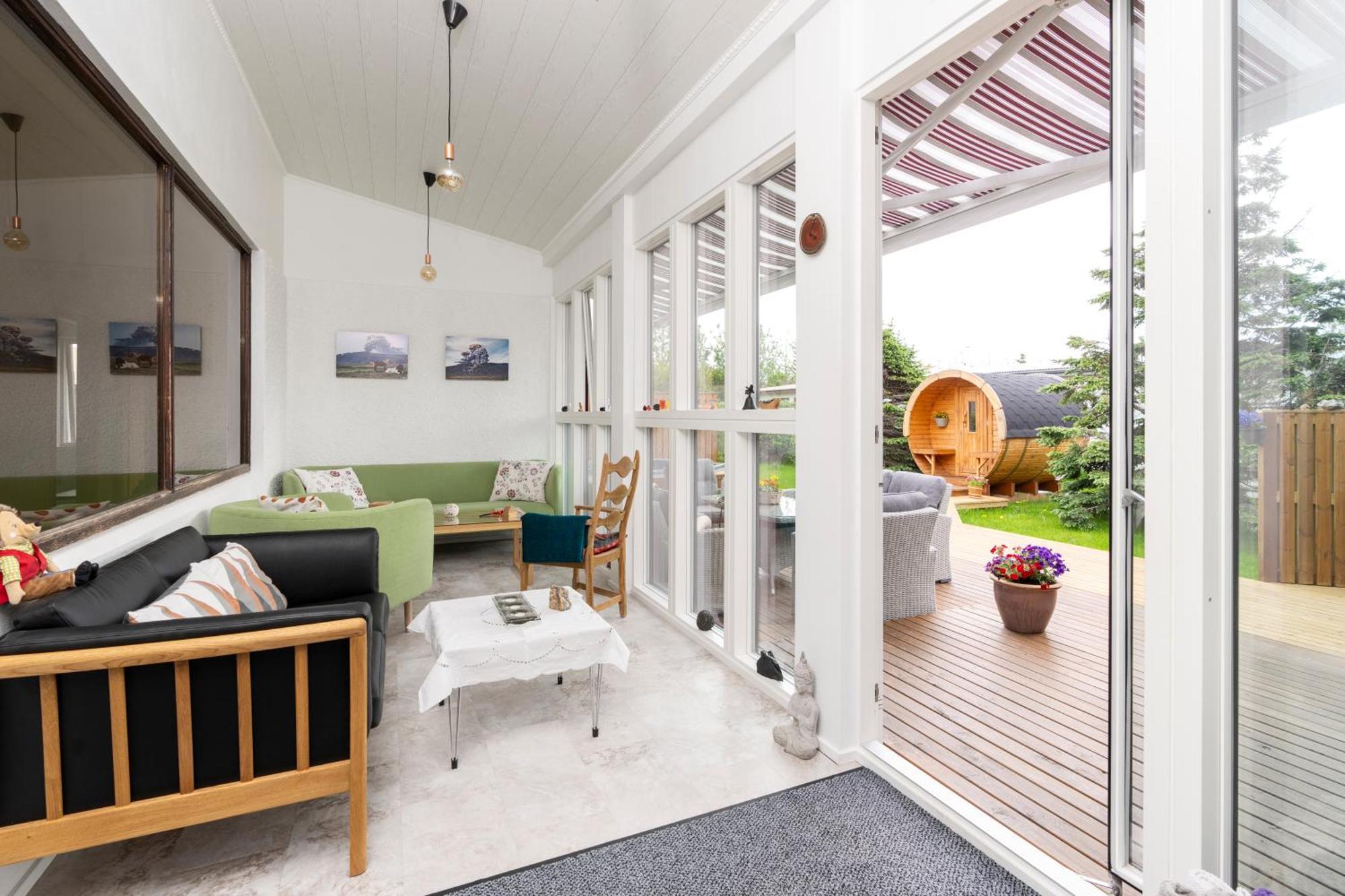 Tunfifill Guesthouse - Free Hot Tub And Sauna, Cozy And Quiet هفامستانغي المظهر الخارجي الصورة